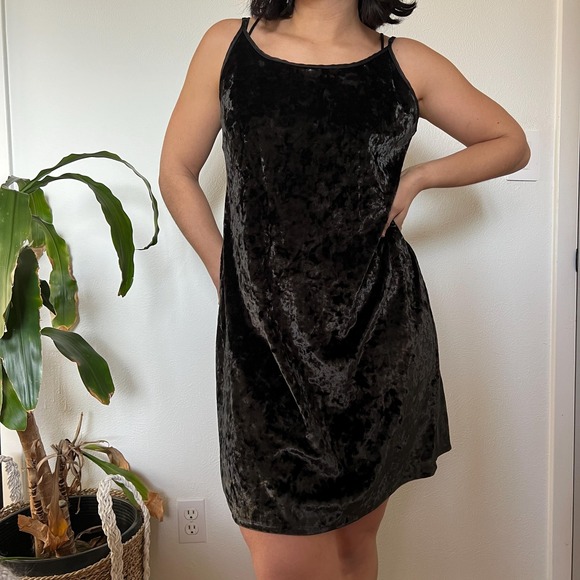 90s grunge dress Vintage 90s Grunge Flower Rayon Tea Dress L – Bombshell Bettys Vintage main image 1